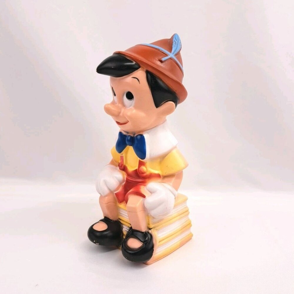 Disney Vintage Plastic Pinocchio Piggy Bank - Picture 9 of 16